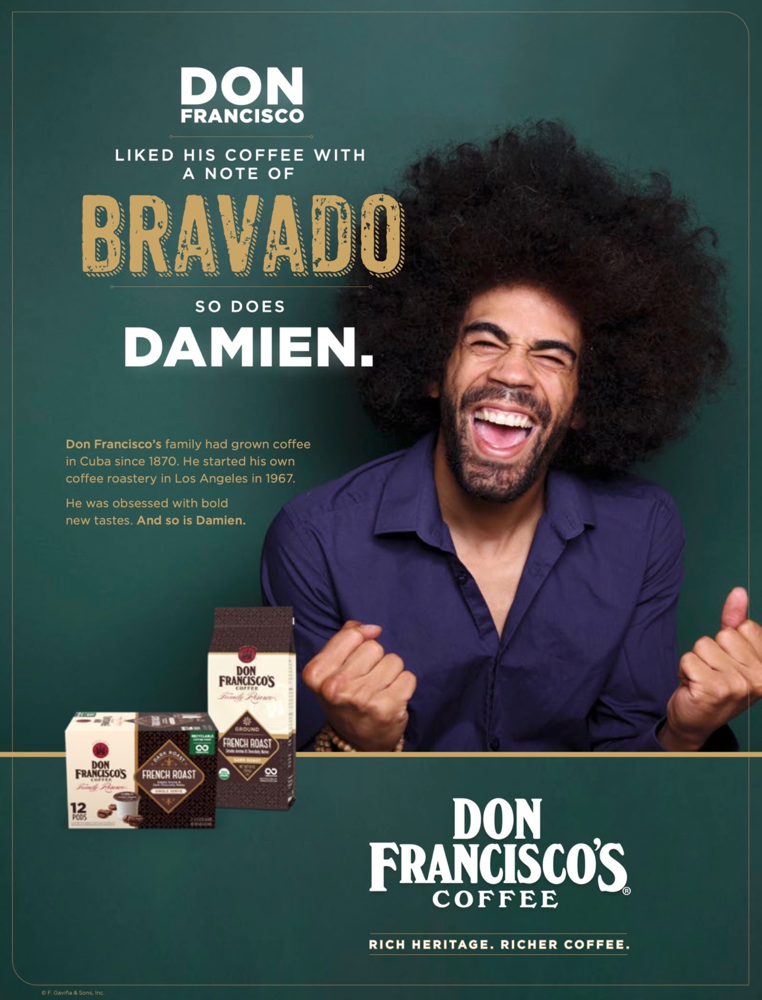 Bravado original print advertisement