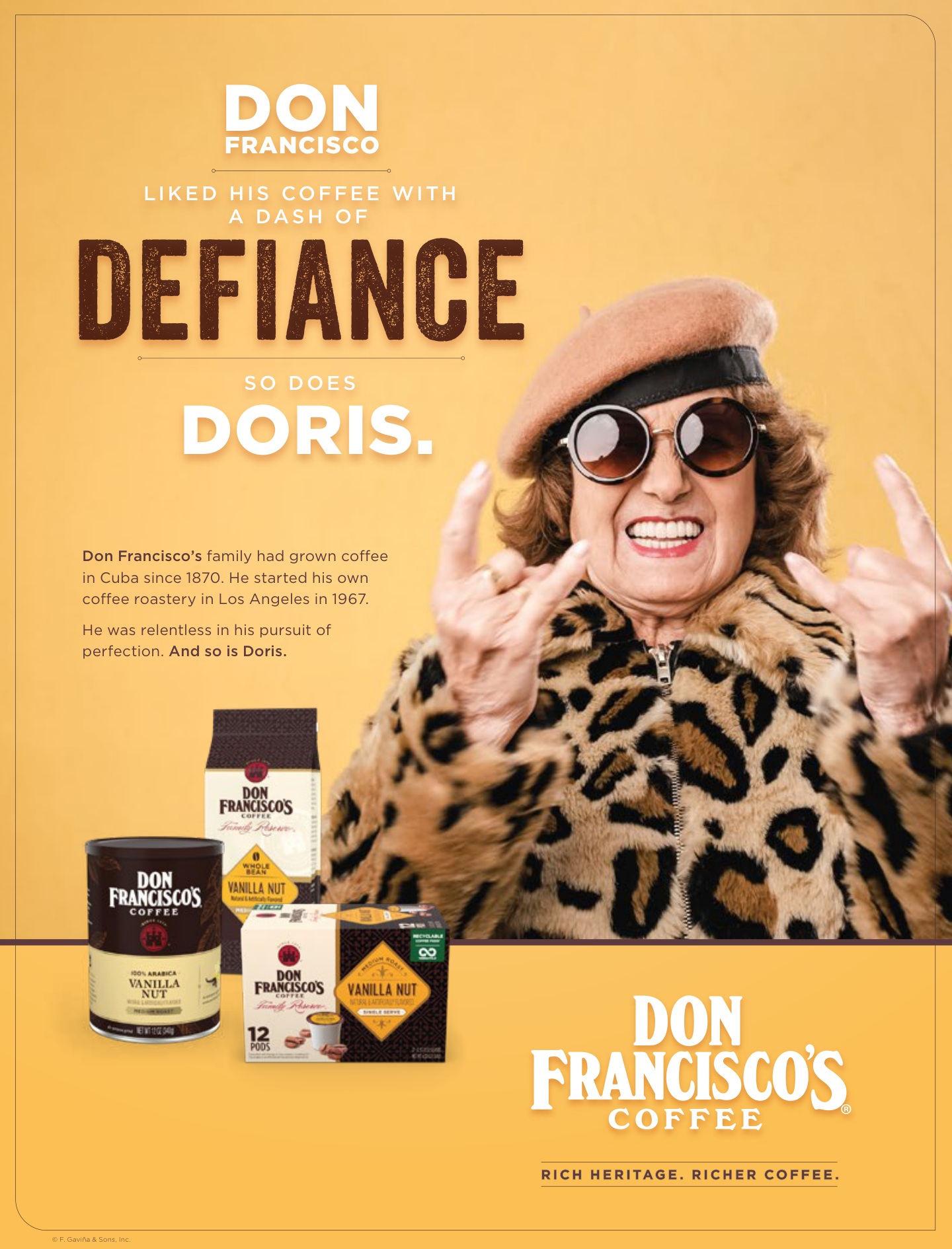 Defiance original print advertisement