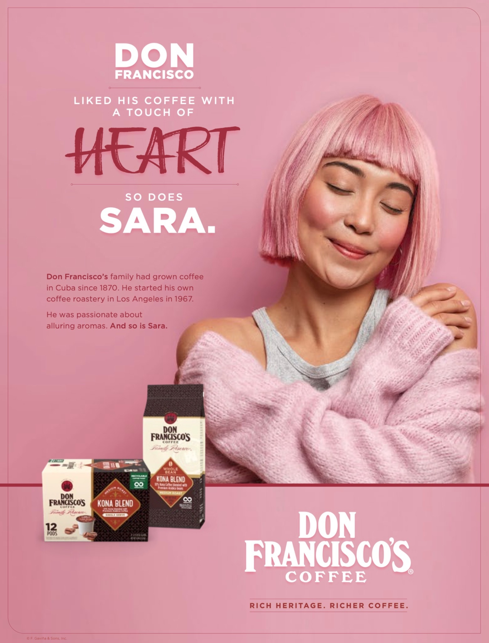 Heart original print advertisement